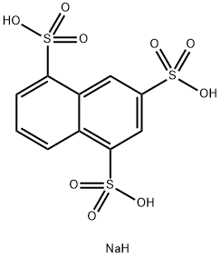Naphthalene-1,3,5-trisulfonic acid, sodium salt(1:1) Structure