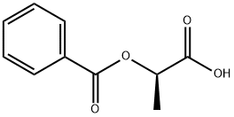 Propanoic acid, 2-(benzoyloxy)-, (2R)- Struktur