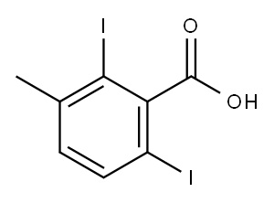Benzoic acid, 2,6-diiodo-3-methyl- Structure