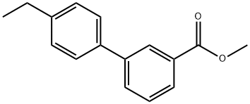 [1,1'-Biphenyl]-3-carboxylic acid, 4'-ethyl-, methyl ester,1049118-09-3,结构式