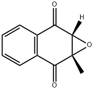 Naphth[2,3-b]oxirene-2,7-dione, 1a,7a-dihydro-1a-methyl-, (1aS,7aR)- Struktur