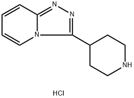 3-(哌啶-4-基)-[1,2,4]三唑并[4,3-A]吡啶二盐酸盐 结构式
