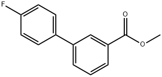 [1,1'-Biphenyl]-3-carboxylic acid, 4'-fluoro-, methyl ester Struktur