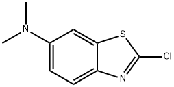 6-Benzothiazolamine, 2-chloro-N,N-dimethyl- Structure