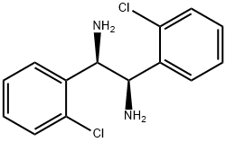 1,2-Ethanediamine, 1,2-bis(2-chlorophenyl)-, (1R,2R)-,1055703-96-2,结构式