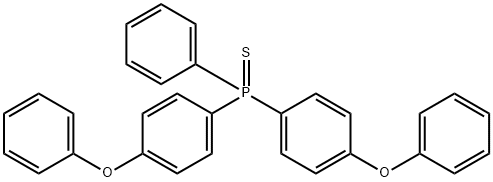 bis(4-phenoxyphenyl)phenylphosphine sulfide,105751-28-8,结构式