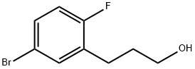 Benzenepropanol, 5-bromo-2-fluoro- Structure