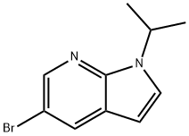 1H-Pyrrolo[2,3-b]pyridine, 5-bromo-1-(1-methylethyl)- Structure