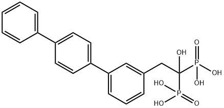 {1-Hydroxy-2[3-4(4-phenylphenyl)phenyl)]-1-phosphonoethyl}phosphoric acid|1059677-40-5