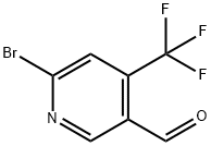 6-溴-4-(三氟甲基)烟醛 结构式