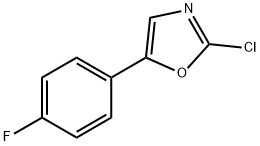 2-氯-5-(4-氟苯基)噁唑, 1060816-27-4, 结构式