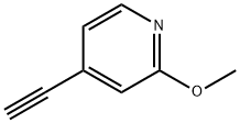 4-乙炔基-2-甲氧基吡啶 结构式