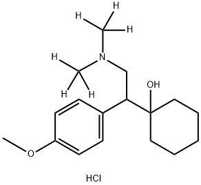 (±)-Venlafaxine-d6 HCl Struktur