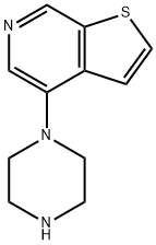 4-(1-Piperazinyl)thieno[2,3-c]pyridine Struktur