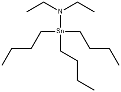 Stannanamine, 1,1,1-tributyl-N,N-diethyl- Struktur