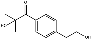2-Hydroxy-1-[4-(2-hydroxyethyl)phenyl]-2-methylpropan-1-one 结构式