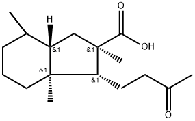 (1R,2R,8aS)-2,4,4,7a-Tetramethyl-1-(3-oxobutyl)-trans-hydrindan-2-carb oxylic acid Structure