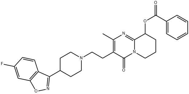 Paliperidone Benzoic acid,1071864-06-6,结构式