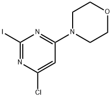 Morpholine, 4-(6-chloro-2-iodo-4-pyrimidinyl)- Structure