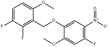 1073435-71-8 1,2-二氟-3-((4-氟-2-甲氧基-5-硝基苯氧基)甲基)-4-甲氧基苯