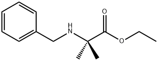 Alanine, 2-methyl-N-(phenylmethyl)-, ethyl ester 化学構造式