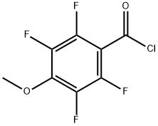 4-methoxy-2,3,5,6-tetrafluorobenzoyl chloride Structure