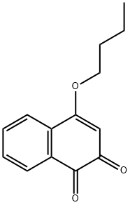 Q218 4-BUTOXY-1,2-NAPHTHOQUINONE Structure