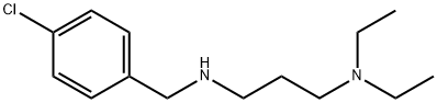(4-氯苯基)甲基][3-(二乙氨基)丙基]胺, 108010-87-3, 结构式