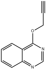 Quinazoline, 4-(2-propyn-1-yloxy)- 化学構造式