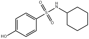 Benzenesulfonamide, N-cyclohexyl-4-hydroxy- Struktur