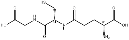 Glycine, N-(N-D-γ-glutamyl-L-cysteinyl)-, 108457-42-7, 结构式