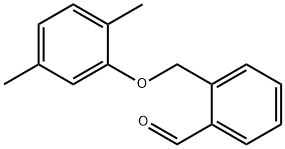 2-(2,5-DIMETHYLPHENOXYMETHYL)BENZALDEHYDE, 1086328-92-8, 结构式