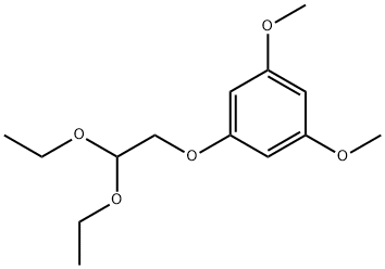 Benzene, 1-(2,2-diethoxyethoxy)-3,5-dimethoxy- Structure