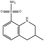 8-Quinolinesulfonamide, 1,2,3,4-tetrahydro-3-methyl- Structure