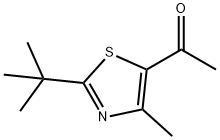 1-(2-叔丁基-4-甲基-1,3-噻唑-5-基)乙烷-1-酮, 1087792-30-0, 结构式