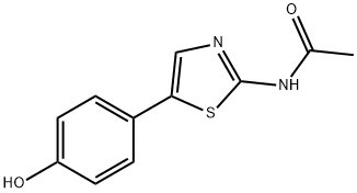 N-(5-(4-羟基苯基)噻唑-2-基)乙酰胺, 1087792-46-8, 结构式