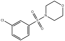 Morpholine, 4-[(3-chlorophenyl)sulfonyl]- 结构式