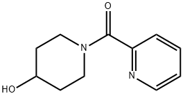 (4-羟基哌啶-1-基)(吡啶-2-基)甲酮, 1090444-22-6, 结构式