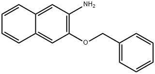 2-Naphthalenamine, 3-(phenylmethoxy)- Struktur