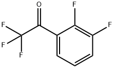 1-(2,3-二氟苯基)-2,2,2-三氟乙酮 结构式