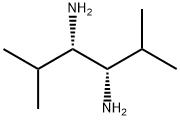 (3S,4S)-2,5-dimethylhexane-3,4-diamine 结构式