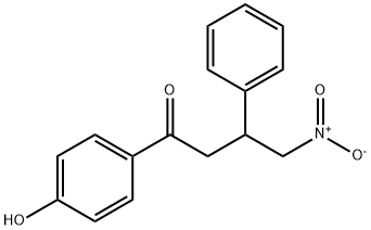 1-Butanone, 1-(4-hydroxyphenyl)-4-nitro-3-phenyl- Structure