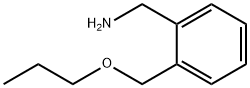 [2-(Propoxymethyl)phenyl]methanamine 化学構造式
