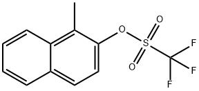 1-Methylnaphthalen-2-yl trifluoromethanesulfonate Structure