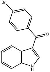 3-(4-溴苯甲酰基)-1H-吲哚, 1097119-36-2, 结构式