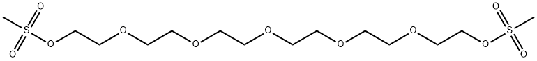 甲磺酸酯-七聚乙二醇-甲磺酸酯, 109789-40-4, 结构式