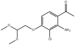 Ethanone, 1-?[2-?amino-?3-?chloro-?4-?(2,?2-?dimethoxyethoxy)?phenyl]?-