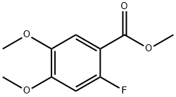 2-氟-4,5-二甲氧基苯甲酸甲酯, 109877-66-9, 结构式