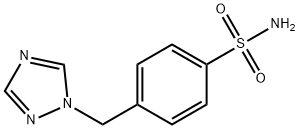 4-(1H-1,2,4-三唑-1-基甲基)苯-1-磺酰胺 结构式