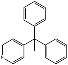 Pyridine, 4-(1,1-diphenylethyl)- Structure